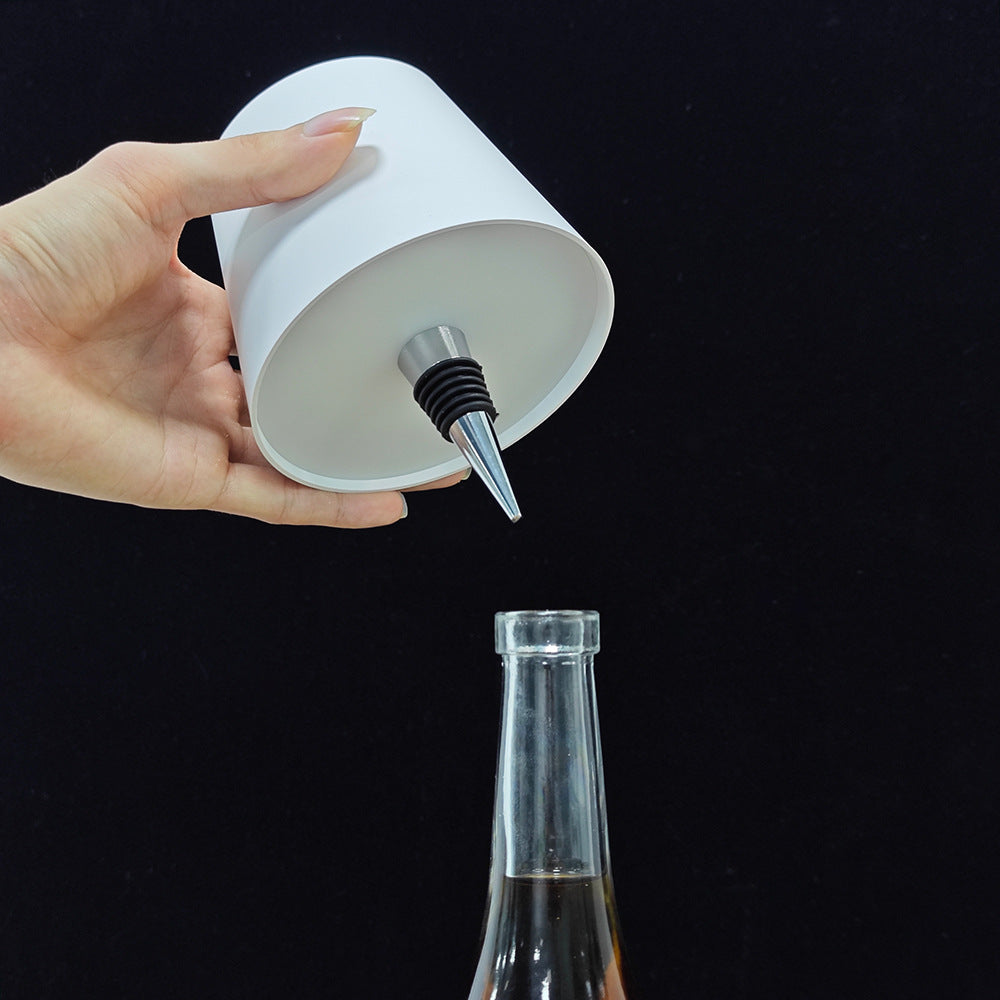 Wireless Desk Lamp LED Creative Wine Bottle Lamp Detachable Portable Charging Atmosphere Decorative Lamp